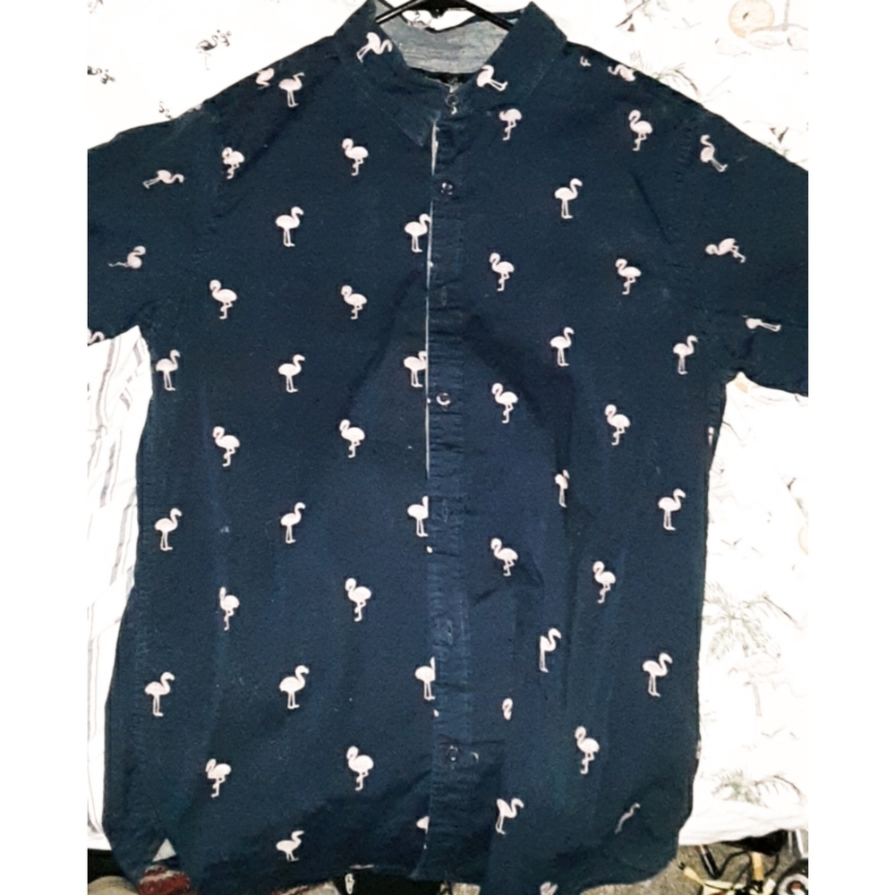 Flamingo button up bundle - Picture 5 of 8